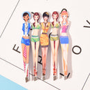 Beautiful Folder Stainless Steel Slant Tip Eyebrow Tweezer Hair Removal Rando M&