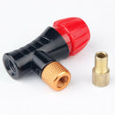 Bicycle Air Pump Head Bicycle for Co2 Bottle Schrader Presta Valve Fast Inf