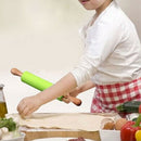 Nonstick Craft Rolling Pin Fondant Sugarcraft Dumpling Wrappers Baking Blue