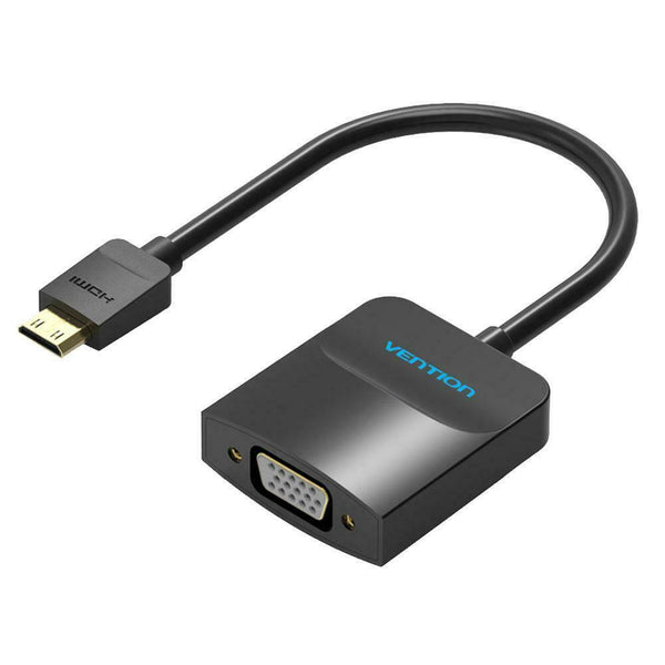 Vention AGABB Mini HDMI to VGA Cable 1080P HD Display Audio Video Adapter #gib