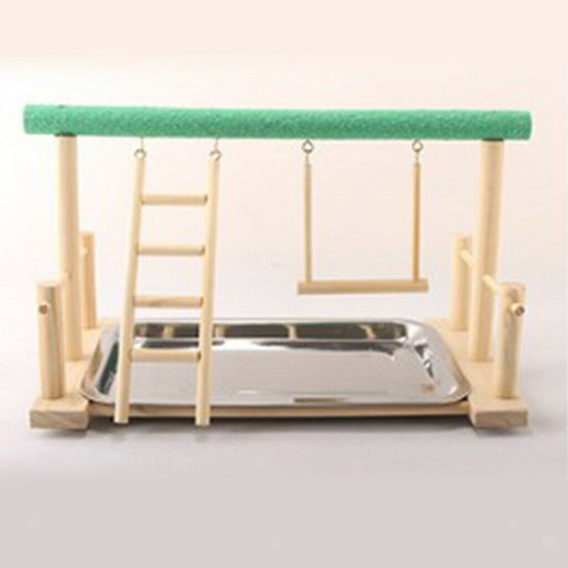 2pcs Portable Bird Play Stand Parrot Playground Playgym