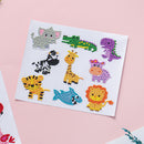 9x Kids Full Drill DIY Diamond Painting Stickers Animal Phone Cup Decals