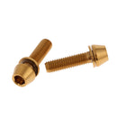 4x Durable Titanium Alloy Cycling Bike Taper Head Bolts Screw Kit