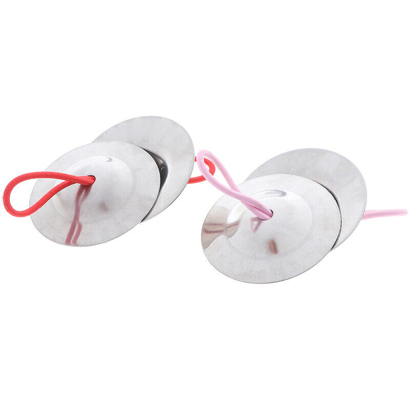 2PCs Finger Cymbal Belly Dance Finger Cymbals Percussion  Instrument  Parts OZ