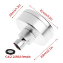 Aluminum Space Pressurized Shower Head Nozzle 3.2 inch Bathroom Hotel Sprinkler