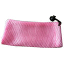 2 Pouches Sunglasses Soft Cloth Dust Cleaning Optical Glasses Portable Bag O Kw