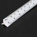 Metric 12inch Plastic Triangular Scale Ruler 1:100 1:200 1:250 1:300 1:400  T7Q1