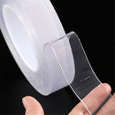 Traceless Washable Double-Sided Adhesive Tape Roll Removable Heavy Duty Reusable