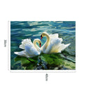 DIY Swan Diamond Painting 5D Embroidery Crystal Rhinestone Picture Decor