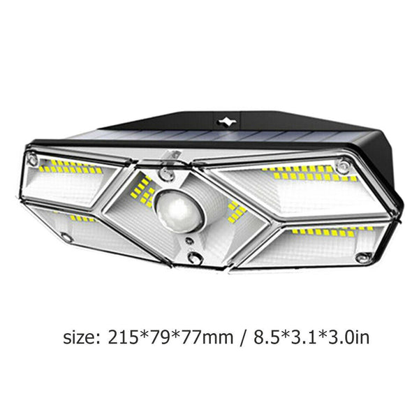Solar Wall Lamp 104LED Outdoor Luminous Waterproof Landscape Night Lights A#S