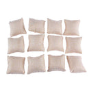 12pcs 80mmX80mm Small Linen Bracelet Watch Jewelry Concise Displays SN9F