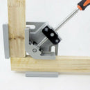 Aluminium Single Handle 90 Degree Right Angle Clamp Photo Frame Corner Clip