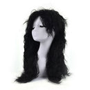 Synthetic Wigs Hair New Fashion Men's Fluffy Medium Wavy Natural Black WigsB Bj