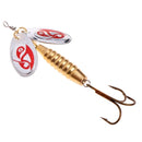 Metal Fishing Lures Spinner Spoon Baits Bass Crankbait Hook Tackle 9cm 16.5g New