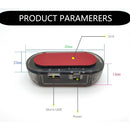 1PC Car Solar Energy Dummy Security Anti-theft Warning Flash Alarm LED Light Red