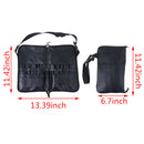 Makeup Brush Holder Case Bag Zipper Artist Strap Cosmetic Brush Makeup Brushe BX