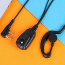 2Pin Big PTT Earpiece Earphone for Kenwood Baofeng HYT Walkie Talkie Radio