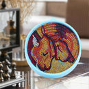 5D Diamond Lion Painting LED Light Full Drill Tool Set Night Lamp For Home Decor