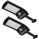 Gutter Solar Lights Outdoor Motion, Motion Sensor Solar Lights Black 180Â° A