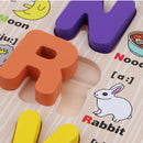 Alphabet ABC Animal Kids Educational Toys Wooden Jigsaw Child Letter Puzzle