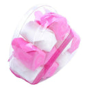 9Pcs Scented Rose Flower Petal Bath Body Soap Wedding Party Gift(Rose+White