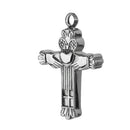 Stainless Steel Cremation Keepsake Memorial Ash Urn Cross Pendant Jewelry