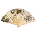 Bamboo Frame Dancing Wedding Party Foldable Hand Fan