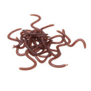 17pcs 10cm Soft Simulation Worms Artificial Fishing Lures Lifelike Tackle Bai Z3