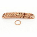 Tattoo Machine Copper Crush Washer Flat Ring 12mmx16mmx1.5mm 50Pcs Q1N4