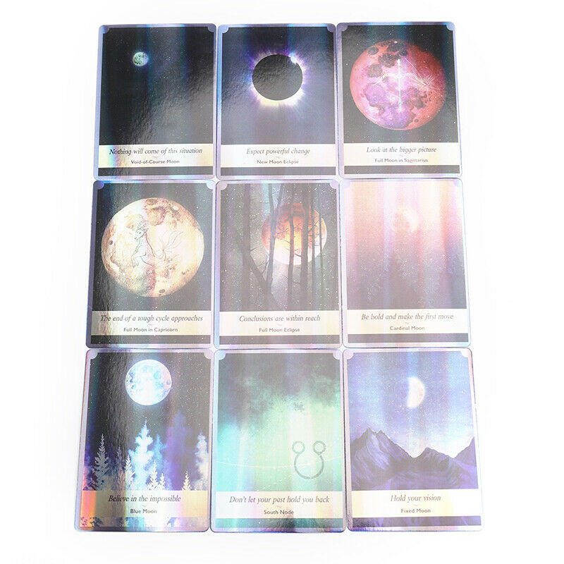 Lenormand Oracle Cards Moonology Deck Witch Mysterious Divination Lasers Car Ew