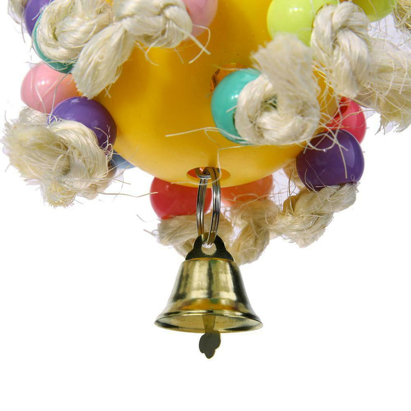 Wooden Parrot Birds Toys Plaything Colorful Pet Bird Accessories(2)