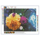 5D DIY Full Drill Diamond Painting Flowers Cross Stitch Embroidery Mosaic