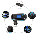 Wireless Bluetooth Car MP3 FM Transmitter TF U Disk Dual USB Charger Handsfree