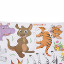jungle animals wall stickers for kids rooms decor poster wall decals removable F
