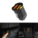 2.1A Mini Dual USB Car Charger Adapter 2 Ports 12V-24V Cigarette Socket Light^