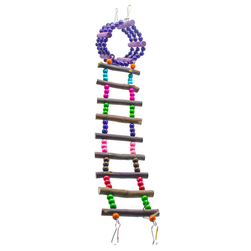Colorful Bird Ladder Bridge Helps Birds with Balance , Durable & Flexible, Easy