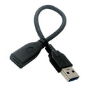 7.87inch USB 3.0 Male To USB 3.1 C Female Data Sync Cable Adapter Cord
