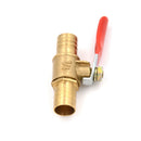 12mm Hose Barb Inline Brass Water/Air Gas Fuel Line Shut-off Ball Valve Gw