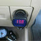 Car LED Digital Voltmeter Battery Tester Voltage Meter Thermometer Gauge 12V-24V