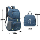 Foldable Waterproof Backpack 35L Lightweight Portable Rucksack Outdoor Larg J5E2