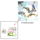 5pcs DIY Full Drill Diamond Painting Key Chain Keychain Key Ring Handm EUH