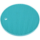 18cm Round Silicone Non-slip Heat Resistant Mat Coaster Cushion Placemat Po V6T3