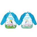 Long Sleeve Waterproof Coverall Baby Animals Toddler Scarf Feeding Smock