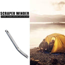 Outdoor Mini Crank Crowbar Pocket Pry Bar Keychain Survival Scraper EDC Tool