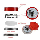 2Pcs Door Open Warning Light Strobe Flash Anti-Collision Led Light O7W1