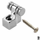 Electric Guitar Chrome Roller String Retainers Mounting Tree Guides Y8E8 Fo X1T7