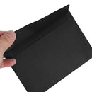 10pcs Black paper envelope plain and plain postcard bag