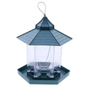 Waterproof Bird Feeder Plastic Hanging Bird Food Container Outdoor Garden Decor