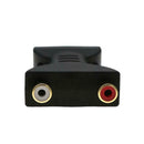 Portable USB Male to 2 RCA Female Video Power Adapter Converter HDTV 1 Piece