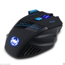 Adjustable 2400DPI Optical Wireless Gaming Game Ergonomical Mouse Mice Durable